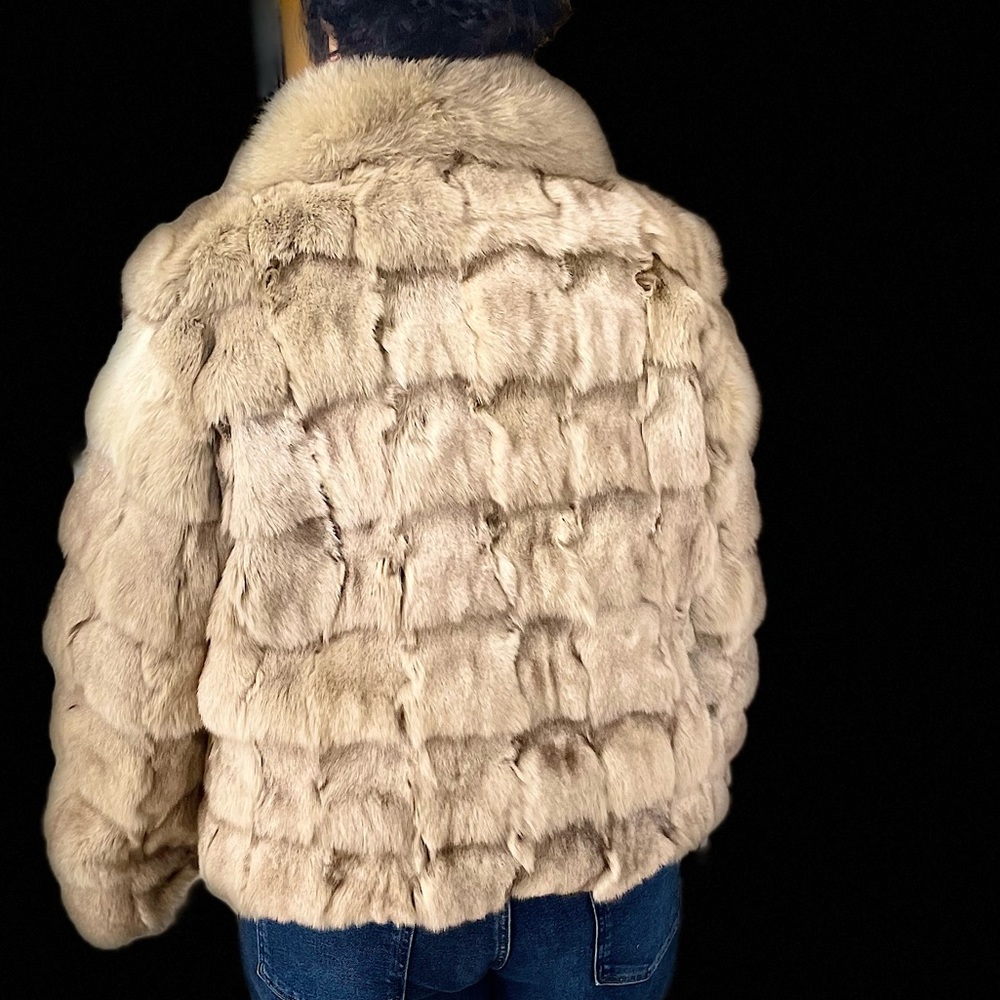 Authentic fox fur jacket - Picture 4 of 7